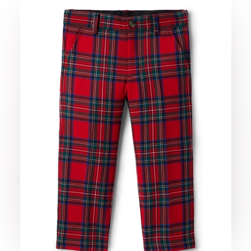Janie and Jack plaid wool pants holiday special occasions
